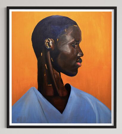 Missing pieces  - A Paint Artwork by Emmanuel Nwobi