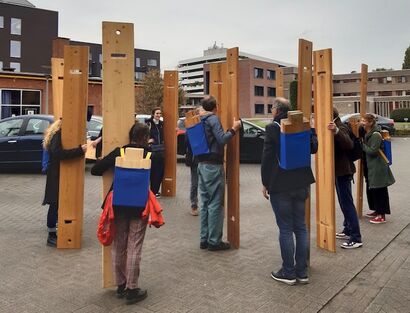 bench invasion - A Performance Artwork by Missiaen Dieter