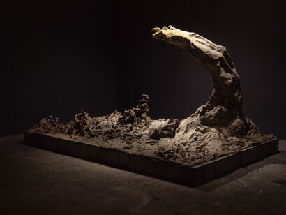 Petrified Breath - A Sculpture & Installation Artwork by Inès Abergel