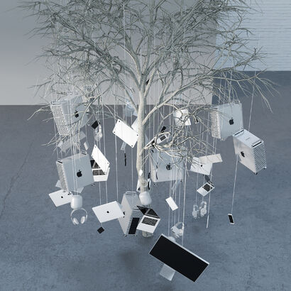 Apple Tree - A Sculpture & Installation Artwork by DAKNYS