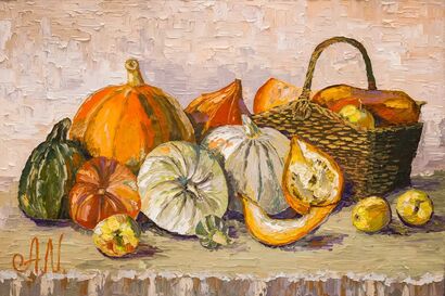 Here comes autumn - A Paint Artwork by Anastasia  Kolesova