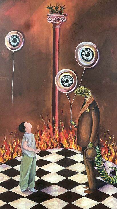 “The Hidden Godfather” - a Paint Artowrk by Malakjk