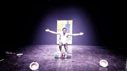 Acrobat and dance  - a Performance Artowrk by Mohamed  Mohamed 