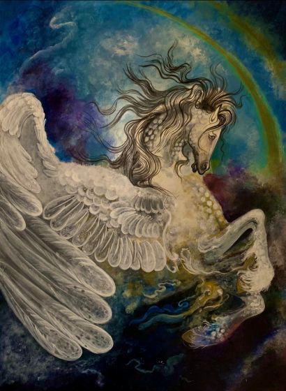 Savior - A Paint Artwork by Baharak Nosrati