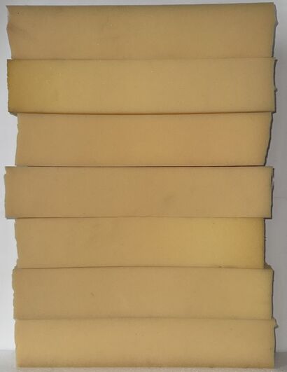 RESCUED SPONGES - a Paint Artowrk by Roxane Lemondrop