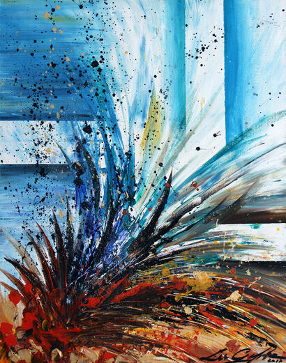 Harmonic Explosion 1 - a Paint Artowrk by Lia Gafita