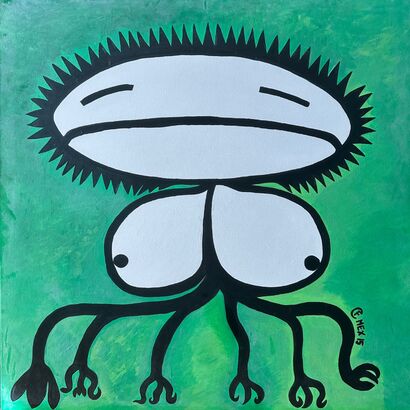 Hexapodal Sovereign - a Paint Artowrk by E. Felipe De La Torre