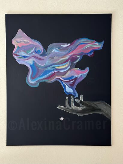 Aura 4 - a Paint Artowrk by Alexina Cramer