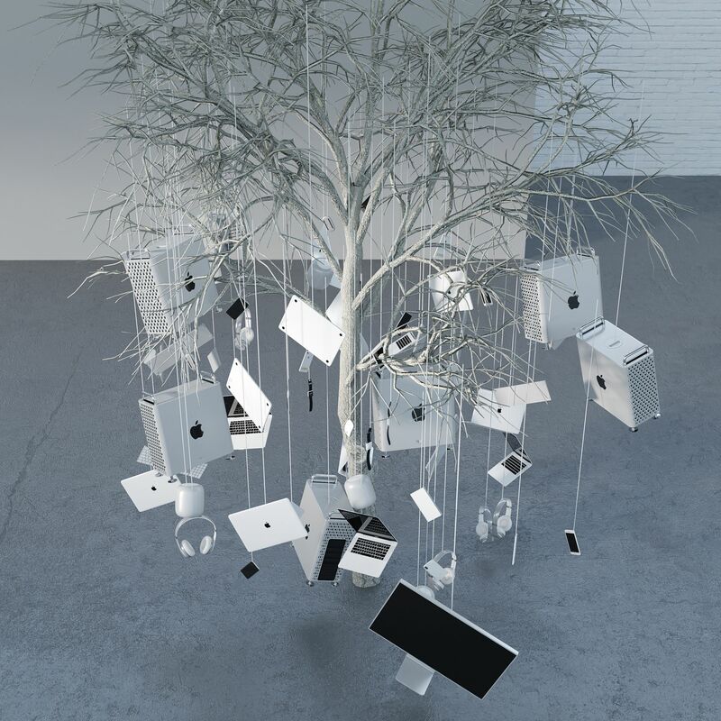 Apple Tree - a Sculpture & Installation by DAKNYS