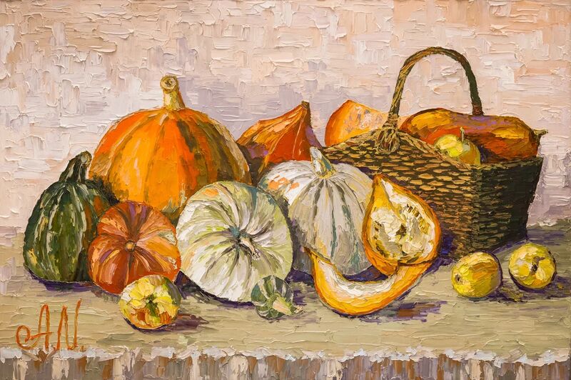 Here comes autumn - a Paint by Anastasia  Kolesova
