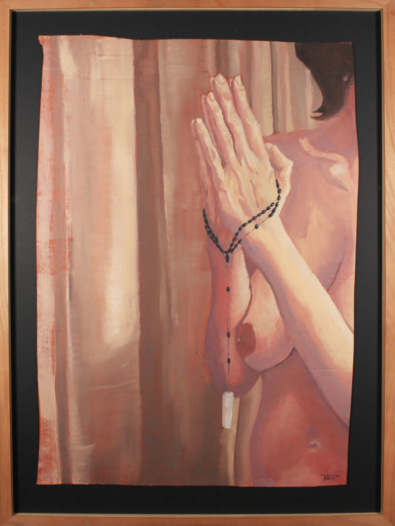 Betende Hände - a Paint by Johannes Wüst