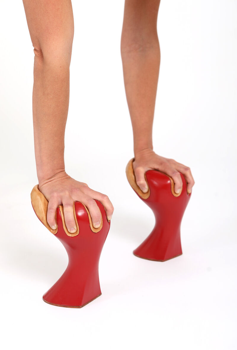 Handstand shoes - a Art Design by maya kaplan