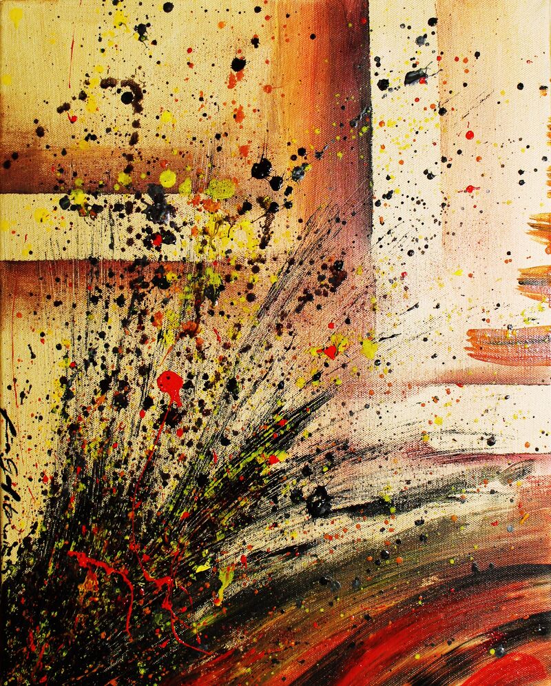 Harmonic Explosion 2 - a Paint by Lia Gafita