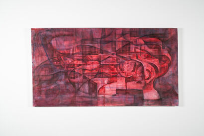 She Who Moves Like Steel Through the Forest - a Paint Artowrk by hongji wu