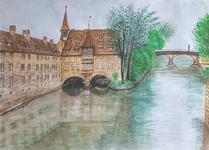 Nuremberg Impression - A Paint Artwork by Jo Lan Tao