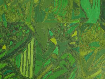 composite in green 1 - a Paint Artowrk by Weyn Karel