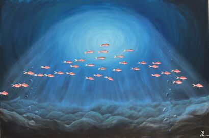 Sea light - A Paint Artwork by Maia Kristianson Kreates