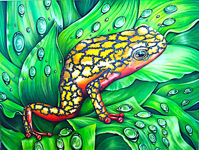 Poison Dart Frog - a Paint Artowrk by andrew prior