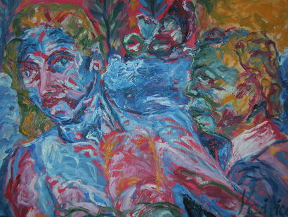 Amanti II- Silenzio tra di Loro - a Paint Artowrk by Kıymet Dirican