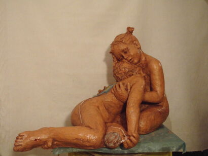La Pietà - A Sculpture & Installation Artwork by Rosa Maria Raffaele