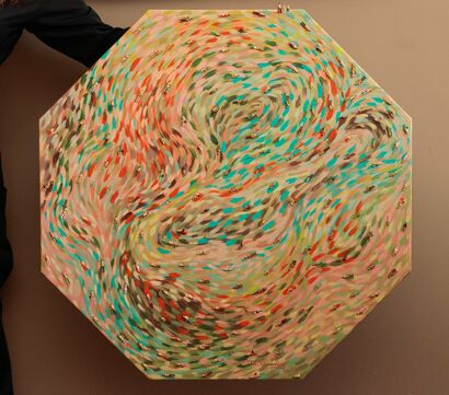 Inhabitants - a Paint Artowrk by Raquel Montserrat  de Unanue Velez