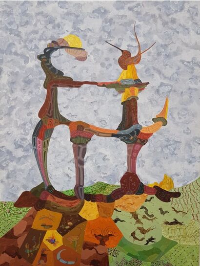 Señor de piedra - a Paint Artowrk by nubegris