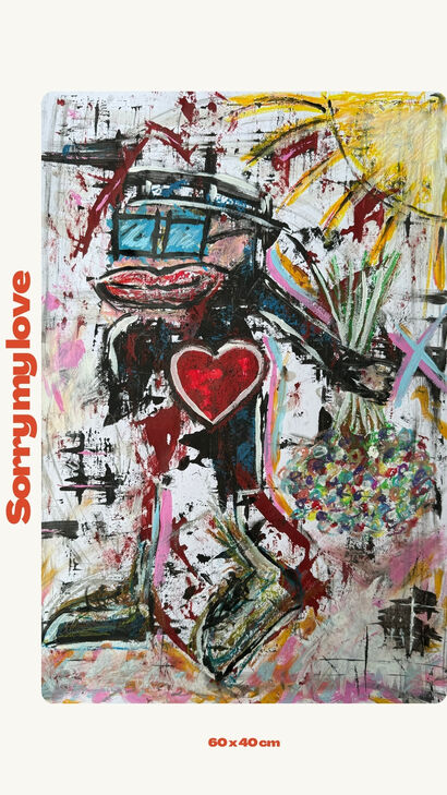 Sorry my love - a Paint Artowrk by Jan Richter