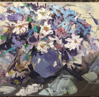 Flowers  - A Paint Artwork by Saidbilol  Alimov