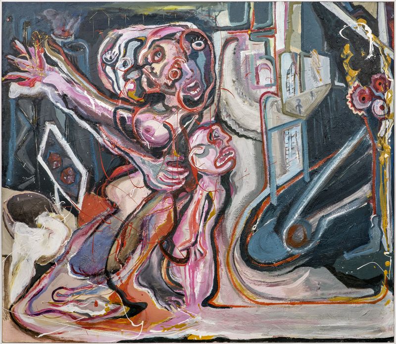 Crocifissione in luogo di lavoro - a Paintings by Claudia Eraldo