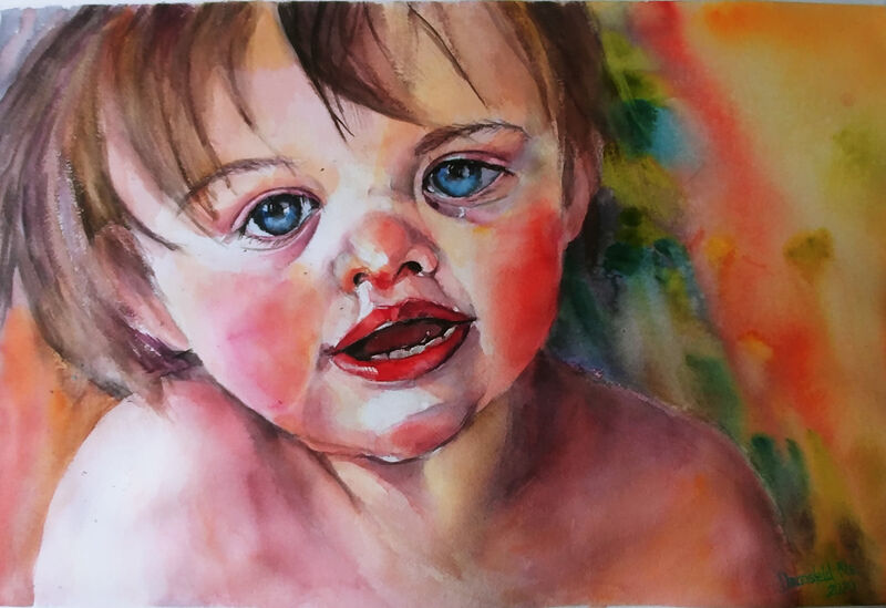 from series Childrens - a Paint by Khrystyna Dransfel