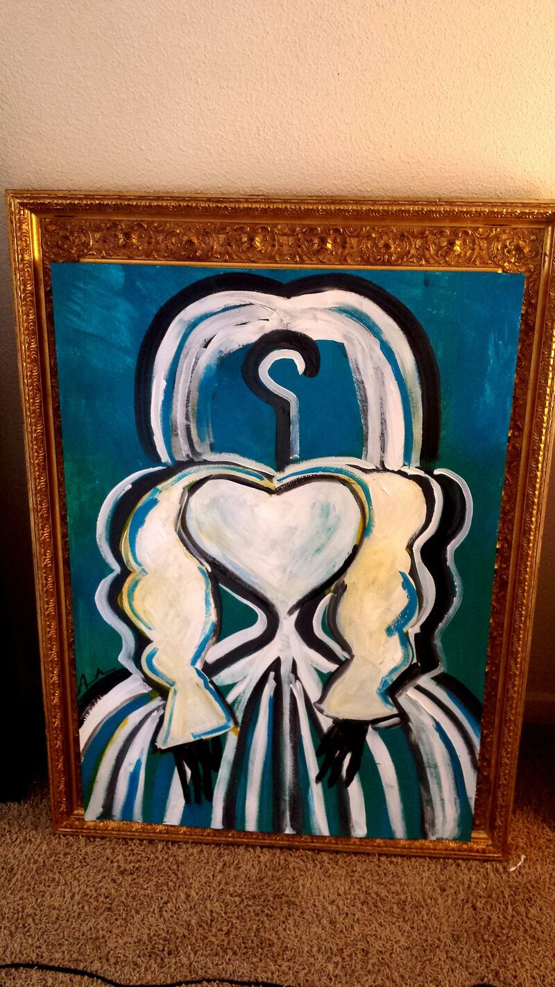 Meninas  - a Paintings by ANA MARIA  RODRIGUEZ  DOMINGUEZ