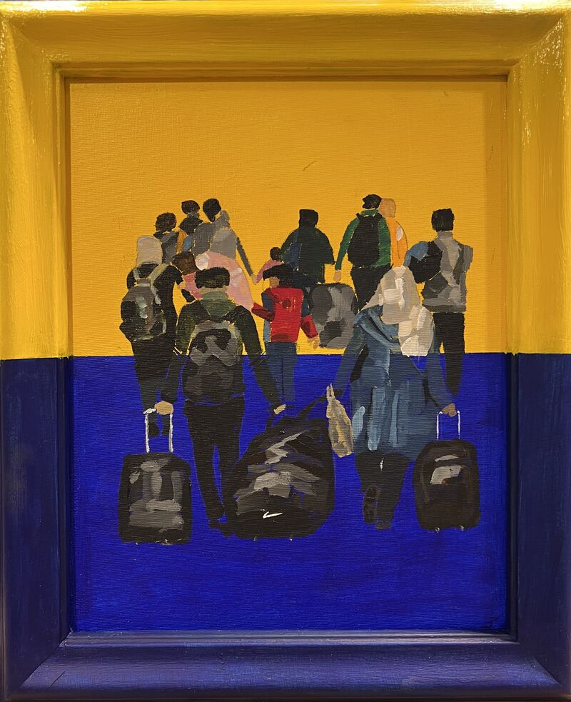 Putin sucks - a Paintings by Juultje Peters