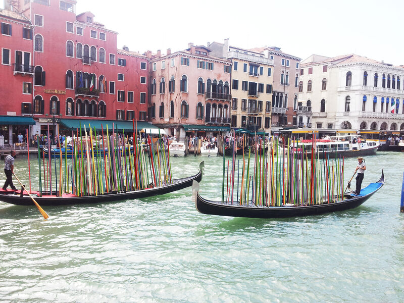 Manifesto for clean Venice - a Sculpture & Installation by MIHAI  TOPESCU
