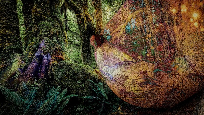 「Diāna in the jungle」 - a Photographic Art by Toyonari Fukuta