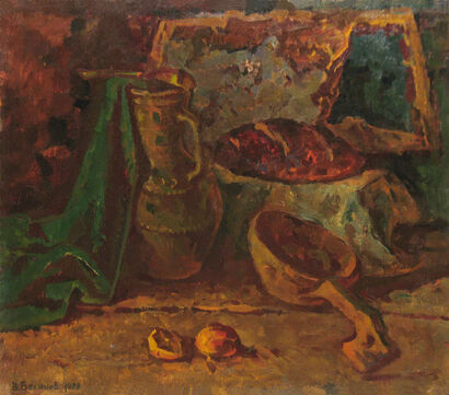 Still life with jug - a Paint Artowrk by Sergey Belikov