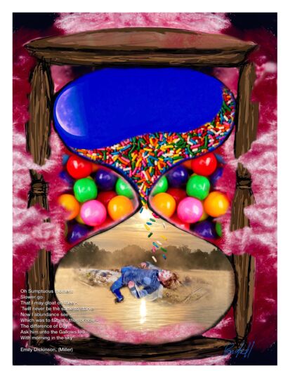 Oh Sumptuous Moment, Signed limited edition print of 10 - a Video Art Artowrk by Pondell