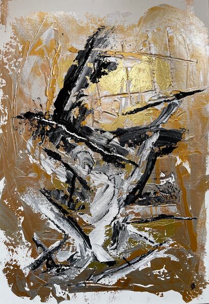 A Prayer in the Aftermath - a Paint Artowrk by Daniel Bondard