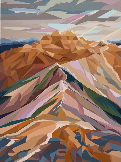 Echoes of Amber - a Paint Artowrk by Charlotte Harron