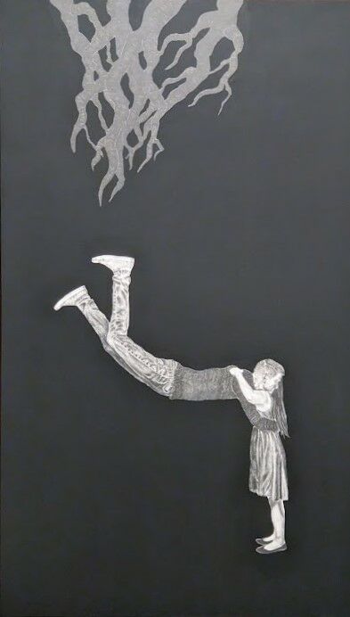 I Will Not Be Allowed To Mourn, Only Forget - a Paint Artowrk by Brian Eddy