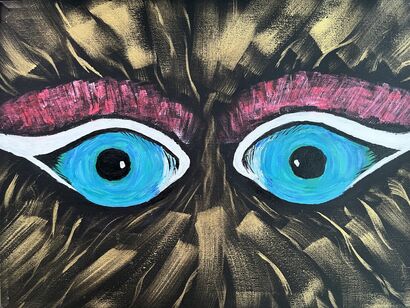 Eyes of Eternity - a Paint Artowrk by Venus Mirari