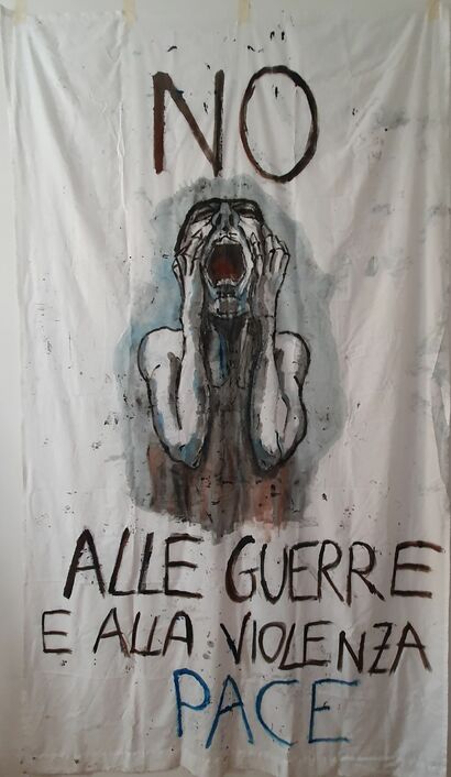 No violenze - a Paint Artowrk by Jack Ruera