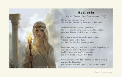 A-ETHERIA Triptych of Inner Archetypes by Alex Skarshelg - a Art Design Artowrk by Alex Skarshelg