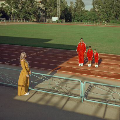 Sports Center,Iskitim, Russia - A Photographic Art Artwork by Anna Grazhdankina