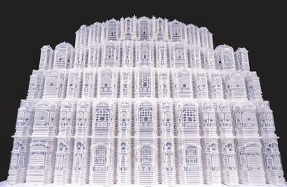 Miniature of Hawa Mahal, Jaipur - India  - A Sculpture & Installation Artwork by Sreenivasulu M R