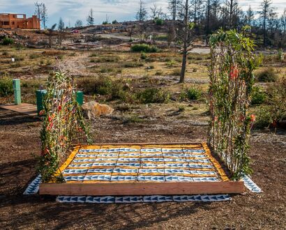 Living Quilt for Santa Rosa - a Sculpture & Installation Artowrk by Jane Ingram Allen