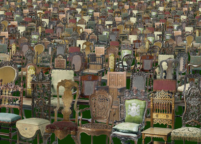 Old chairs - a Photographic Art Artowrk by Klaus Bittner