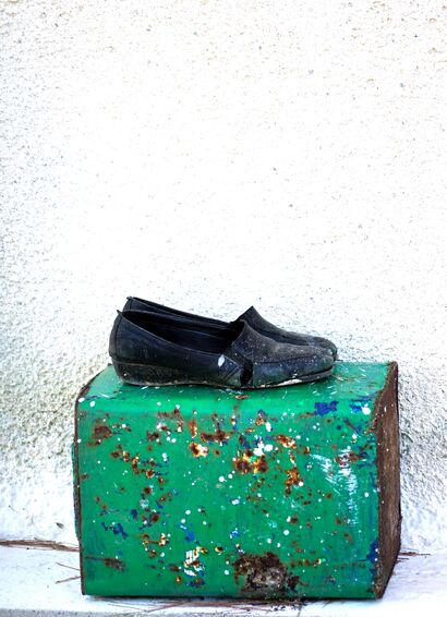 Schuh-Werk – Stillleben eines arbeitsreichen Lebens  - A Photographic Art Artwork by Angelika Schilling