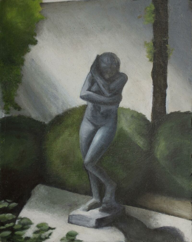 Eve’s Expulsion - a Paintings by Destiny Andrews
