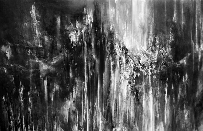 Waterfall with Sword Light - a Digital Art by Shen Fung Lin