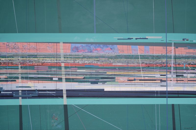 Digital City Matrix - a Paintings by Vahagn Bagoyan